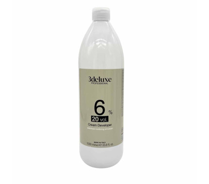 Окислитель 3DeLuxe Professional Cream Developer 6%, 1000 мл.