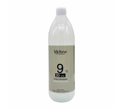Окислитель 3DeLuxe Professional Cream Developer 9%, 1000 мл.