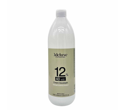 Окислитель 3DeLuxe Professional Cream Developer 12%, 1000 мл.