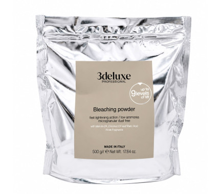 3DeLuxe Bleaching Powder – осветляющая пудра для волос, 500 г 3DeLuxe Bleaching Powder – осветляющая пудра для волос, 500 г
