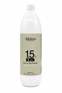 Окисник для тонування 1,5% 3DeLuxe Professional Cream Developer Tone on Tone, 1000 мл. Окисник для тонування 1,5% 3DeLuxe Professional Cream Developer Tone on Tone, 1000 мл.