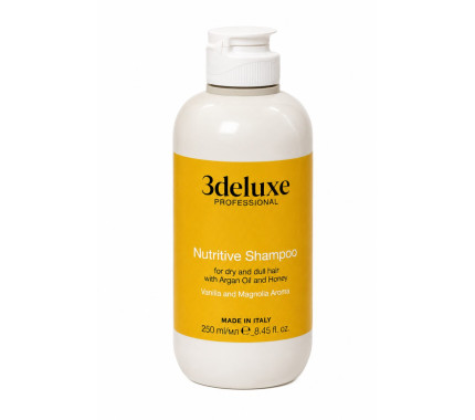 Шампунь для сухого та тьмяного волосся 3DELUXE NUTRITIVE 250 мл, 1000 мл