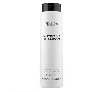 Шампунь для сухих и повреждённых волос 3DeLuxe Professional Nutritive Shampoo, 250 мл., 1000 мл