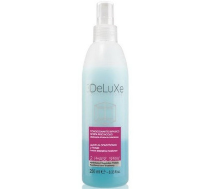 Спрей-кондиціонер для всіх типів 3DeLuxe Professional 2 Phase Spray, 250 мл.