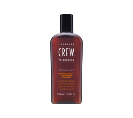 Шампунь восстанавливающий для уплотнения волос American Crew Hair Recovery+Thickening Shampoo 250 мл.