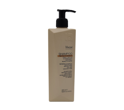 Реструктурирующий шампунь с кератином и маслом ши Bheyse Shampoo Ristrutturante, 300 мл, 1000 мл