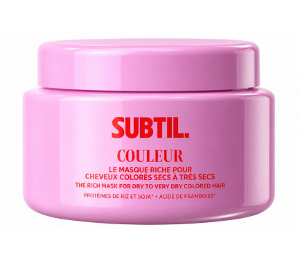 Subtil Couleur Masque Riche – интенсивная маска питания восстановление сухих и очень сухих окрашенных волос 250 мл, 750 мл