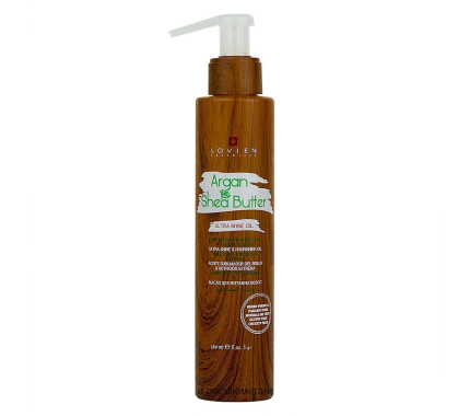 Масло для питания волос и придания блеска с маслами арганы и ши Lovien Essential Ultra Shine Oil
