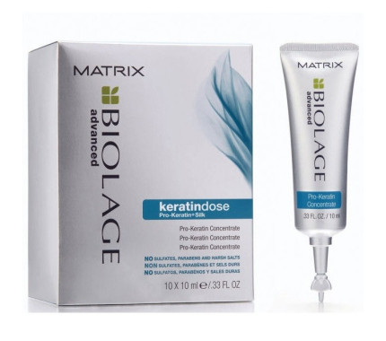 Концентрат для пошкодженого волосся Matrix Biolage Keratindose Pro Keratin Concentrate, 10х10 мл