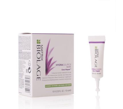 Концентрат для зволоження сухого волосся Matrix Biolage Hydrasource Cera-Repair Treatment, 10х10 мл