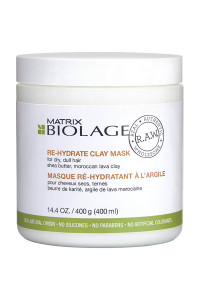 Маска для волосся Matrix Biolage RAW Re-Hydrate Clay Mask, 400 мл
