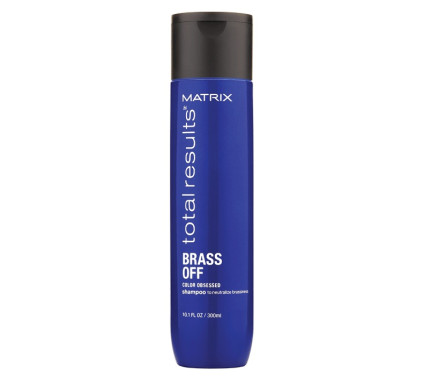 Шампунь для нейтрализации желтизны "Холодный блонд" Matrix Total Results Brass Off Shampoo, 300 мл.