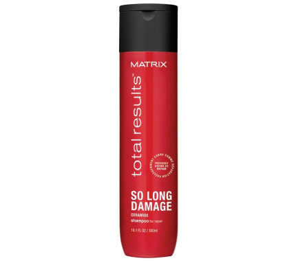 Шампунь с керамидами для восстановления волос Matrix Total Results So Long Damage Shampoo, 300 мл