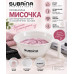Мисочка белая для смешивания красок Subrina Professional