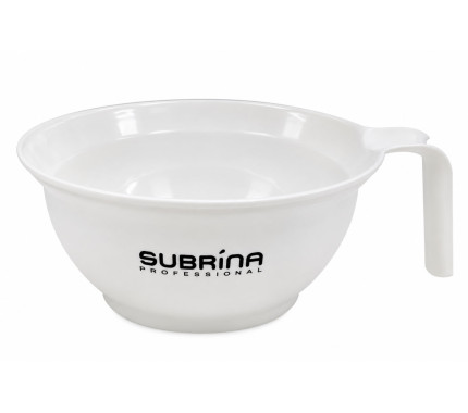 Мисочка белая для смешивания красок Subrina Professional Мисочка белая для смешивания красок Subrina Professional