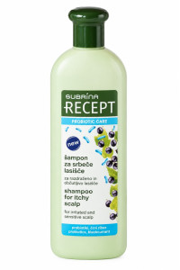 Шампунь Subrina Recept Probiotics Care для чутливої шкіри голови