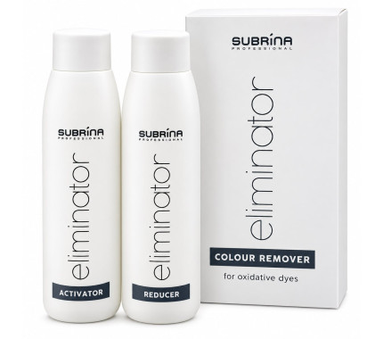 SUBRINA двухкомпонентная смывка краски с волос eliminator reducer+activatorr 2x100мл