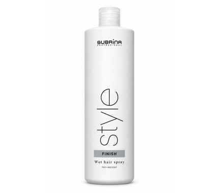 Subrina Professional Finish Wet Hair Spray – жидкий лак для обеспечения стойкой прически, 1000 мл
