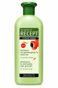 Subrina Professional Shampoo Caffeine Tandem - Шампунь для стимуляції росту волосся, 400 мл Subrina Professional Shampoo Caffeine Tandem - Шампунь для стимуляції росту волосся, 400 мл