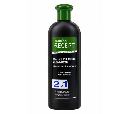 Subrina Recept Gel & Shampoo - шампунь для чоловіків, 400 мл