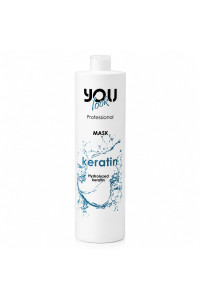 Бальзам-маска с кератином для тонких и ломких волос - восстановление You Look Professional Keratin Mask 250 мл, 1000 мл