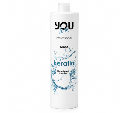 Бальзам-маска с кератином для тонких и ломких волос - восстановление You Look Professional Keratin Mask 250 мл, 1000 мл