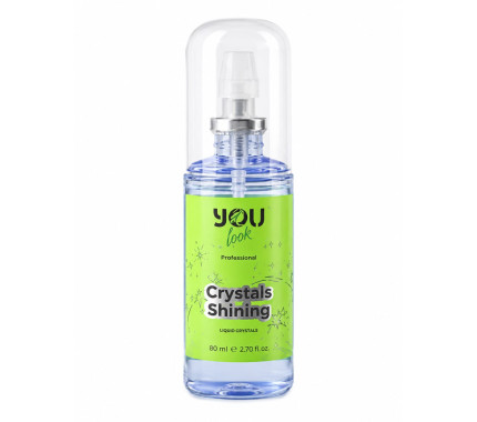 Рідкі кристали з маслом льону для січеного волосся You Look Crystals Shining 80 мл.