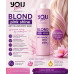 Маска для сохранения цвета и нейтрализации желто-оранжевых оттенков You look Professional Pink Shine 250 мл, 1000 мл