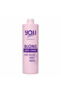 Маска для сохранения цвета и нейтрализации желто-оранжевых оттенков You look Professional Pink Shine 250 мл, 1000 мл