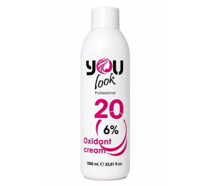 Окисник You Look Professional 20 vol - 6% Oxydant Cream 1000 мл.