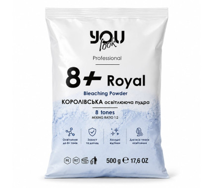 Осветляющая пудра You Look Professional 8+ Royal синяя, 500 г