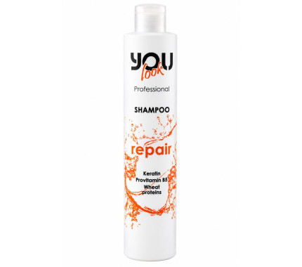Шампунь для сухого та пошкодженого волосся You Look Professional Repair Shampoo 1000 мл.