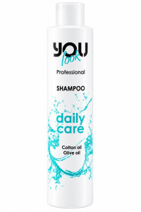 Шампунь для ежедневного ухода с хлопковым и оливковым маслом You Look Professional Daily Oil Shampoo 250 мл, 1000 мл