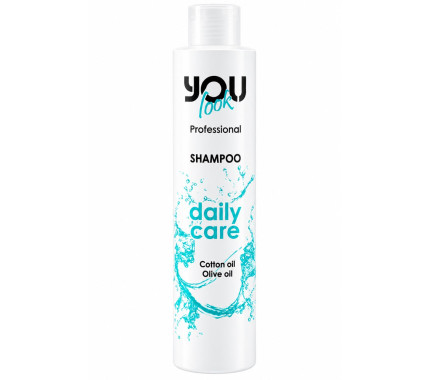 Шампунь для щоденного догляду з бавовняною та оливковою олією You Look Professional Daily Oil Shampoo 250 мл, 1000 мл
