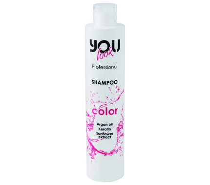 Шампунь для окрашенных и поврежденных волос You Look Professional Color Shampoo 250 мл, 1000 мл