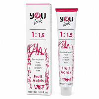 Стойкая профессиональная крем-краска для волос You Look Professional Hair Colouring Cream 100 мл. Стойкая профессиональная крем-краска для волос You Look Professional Hair Colouring Cream 100 мл.