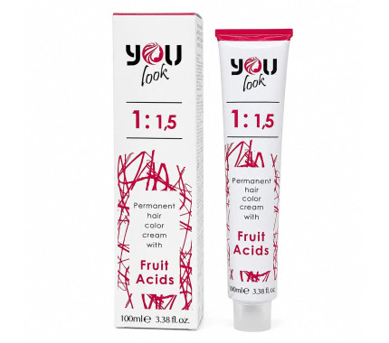 Стойкая профессиональная крем-краска для волос You Look Professional Hair Colouring Cream 100 мл.