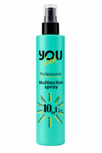 Спрей-уход (мультиспрей) для волос мгновенного действия 10 в 1 You Look Professional Multiaction 10 in 1 Hairspray 200 мл