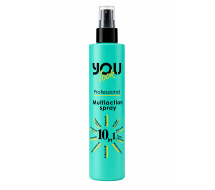 Спрей-уход (мультиспрей) для волос мгновенного действия 10 в 1 You Look Professional Multiaction 10 in 1 Hairspray 200 мл
