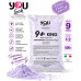 Пудра осветляющая до 9+ тонов интенсивно - фиолетовая "Королевская" You Look Professional King Bleaching Powder 500 г.