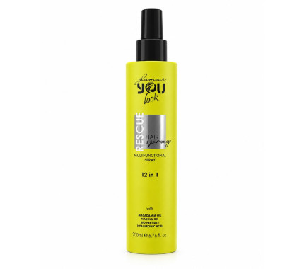 You Look Glamour Rescue Hair Spray – многофункциональный защитный спрей 12 в 1, 200 мл