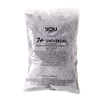 Пудра осветляющая до 7+ тонов фиолетовая You Look Professional Universal Bleaching Powder 500 г