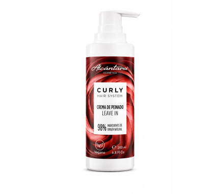 Alcantara Curly Hair System Crema de Peinado-Leave In - Крем для укладки кучерявых волос, 200 мл