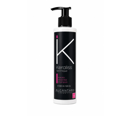 Alcantara Keraliss T.Keratin Ess.Shampoo - Кератиновый шампунь для выравнивания волос, 300 мл