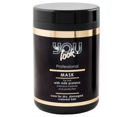 Маска для волос с молочными протеинами You Look Professional Milk Proteins Mask 1000 мл.