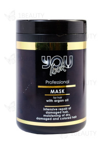 Маска для волос с аргановым маслом You Look Professional Argan Oil Mask 1000 мл. Маска для волос с аргановым маслом You Look Professional Argan Oil Mask 1000 мл.
