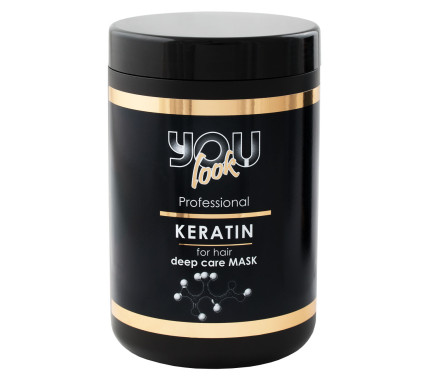 Маска для волосся з кератином You Look Professional Keratin Deep Care Mask 1000 мл.