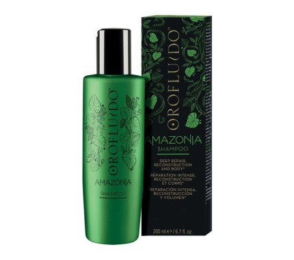 Шампунь для ослабленого та пошкодженого волосся Orofluido Amazonia Shampoo, 200 мл