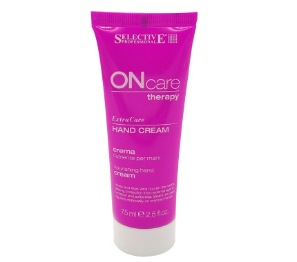 Крем для рук питательный Selective Professional On Care Therapy Hand Cream, 75 мл