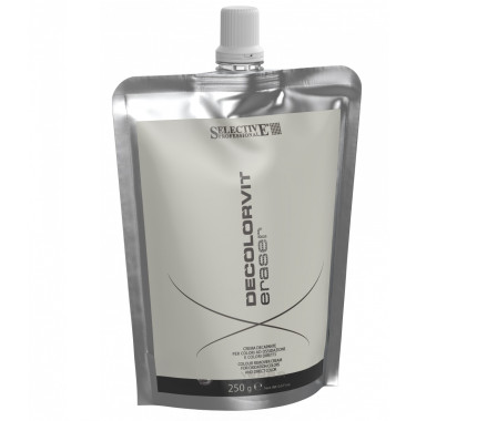 Крем для волосся для зняття косметичного кольору Selective Professional Decolorvit Eraser, 250 г